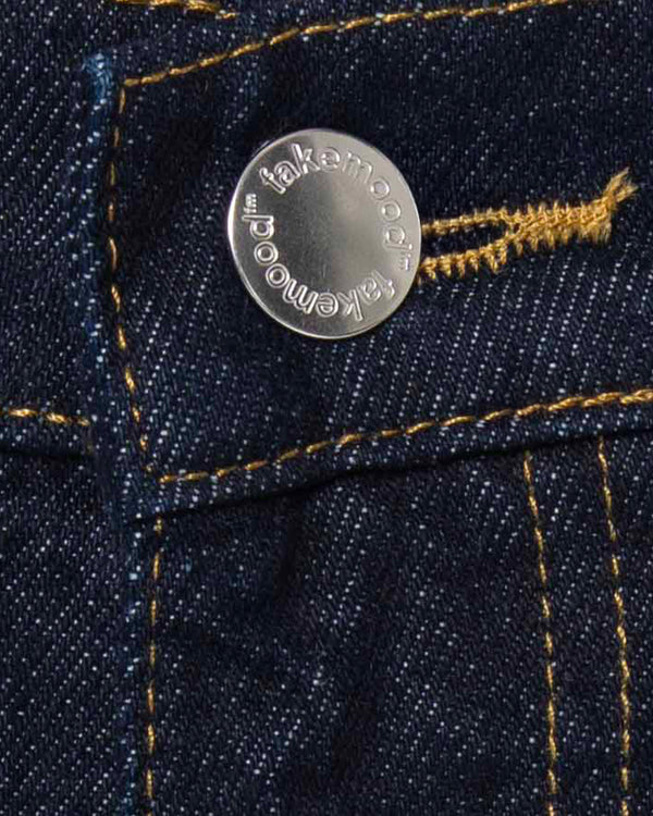 UNISEX SIGNATURE RAW DENIM PANTS - INDIGO