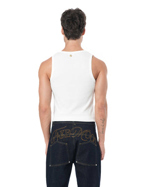 UNISEX SIGNATURE RAW DENIM PANTS - INDIGO