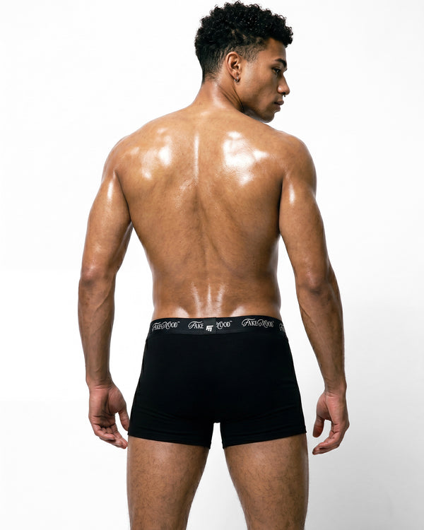 MEN’S 2-PACK BOXER - BLACK/BROWN
