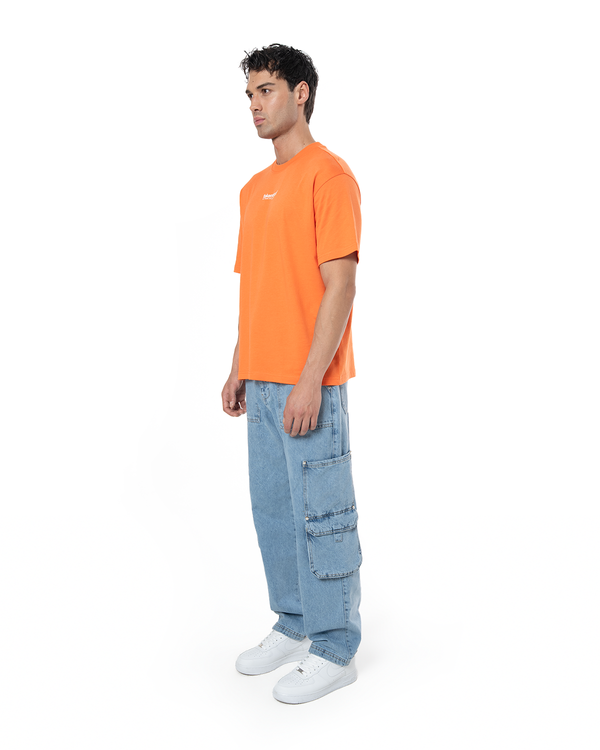 UNISEX DETROIT DENIM CARGO PANTS - BLUE