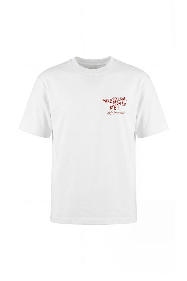 Men Oversize FakeFeelings Printed T-shirt