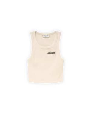 KADIN FAKEMOOD NAKIŞLI CROP TOP - LATTE