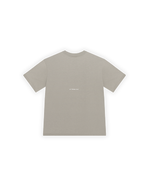 Basic Baskılı Oversize T-Shirt - Taş