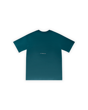 ERKEK OVERSIZE BASIC BASKILI TİŞÖRT - YEŞİL