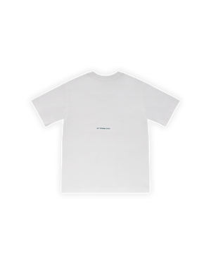 ERKEK OVERSIZE BASIC BASKILI TİŞÖRT - BEYAZ