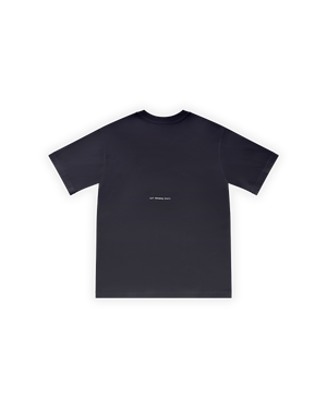 ERKEK OVERSIZE BASIC BASKILI TİŞÖRT - SİYAH