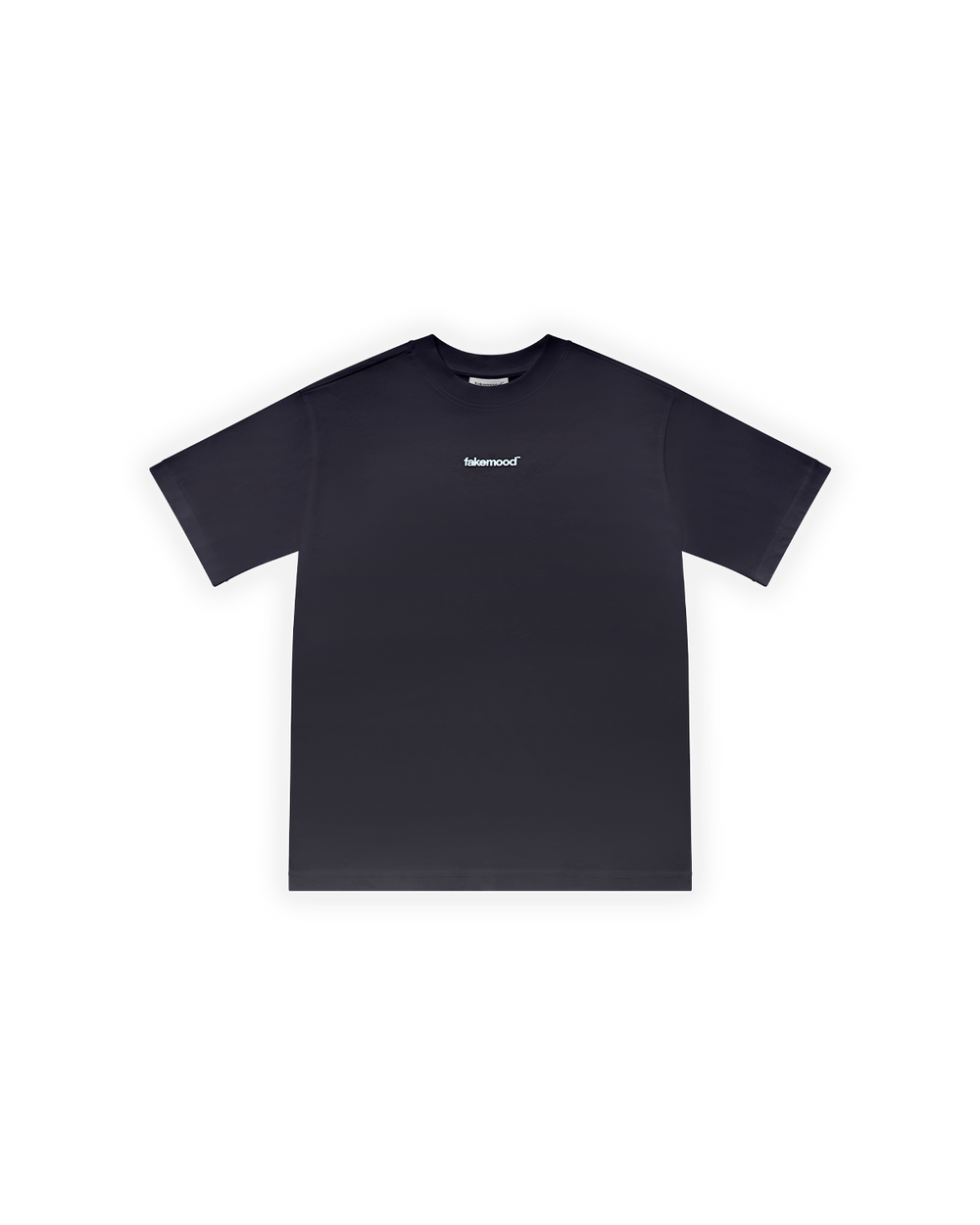 ERKEK OVERSIZE BASIC BASKILI TİŞÖRT - SİYAH