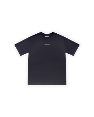 ERKEK OVERSIZE BASIC BASKILI TİŞÖRT - SİYAH