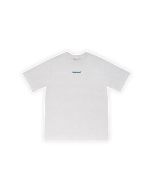 ERKEK OVERSIZE BASIC BASKILI TİŞÖRT - BEYAZ