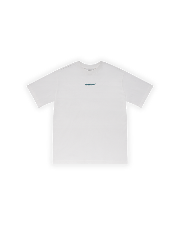 ERKEK OVERSIZE BASIC BASKILI TİŞÖRT - BEYAZ