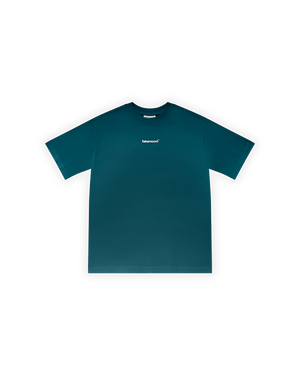 ERKEK OVERSIZE BASIC BASKILI TİŞÖRT - YEŞİL