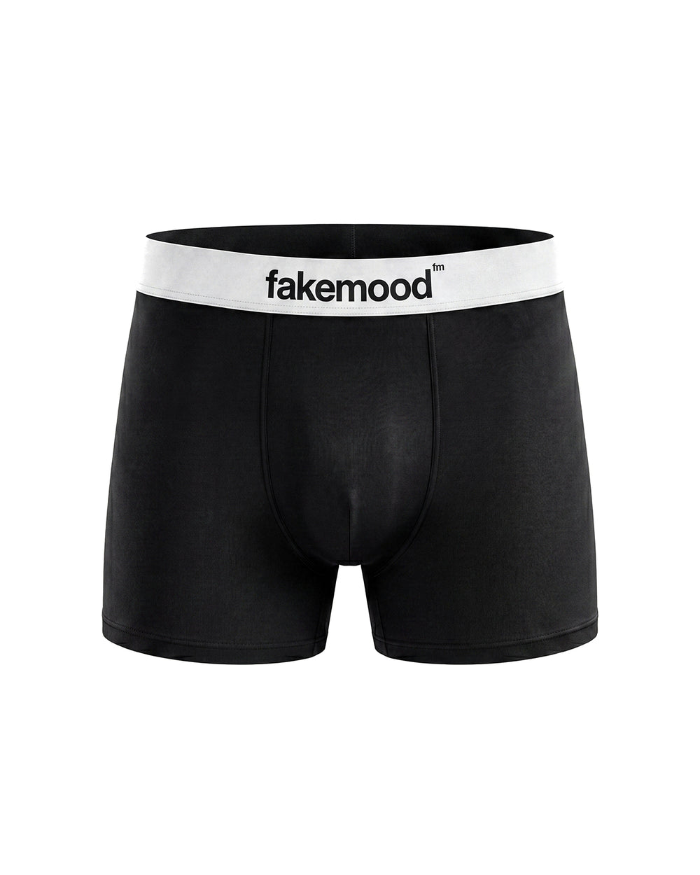 2'Lİ TAKIM FAKEMOOD LASTİKLİ PREMIUM PAMUK BOXER - SİYAH