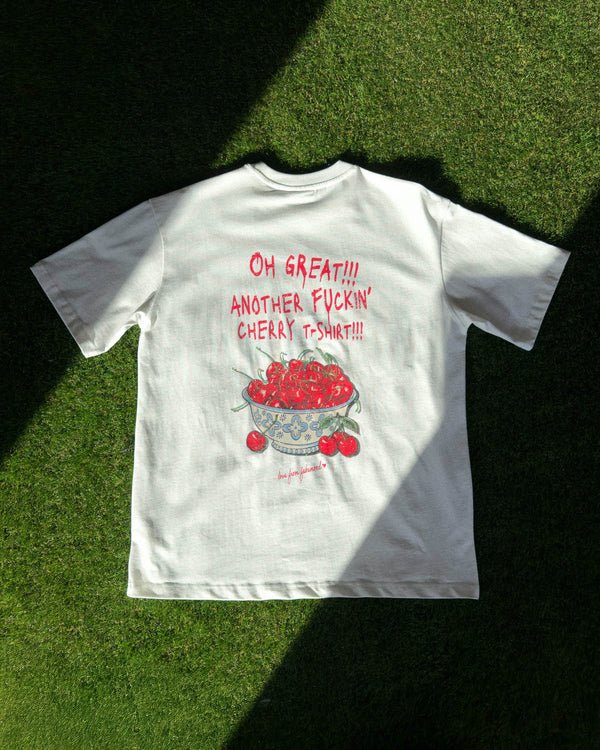 UNISEX CHERRY - LOVE FROM FM SERIES #3 TEE - WHITE