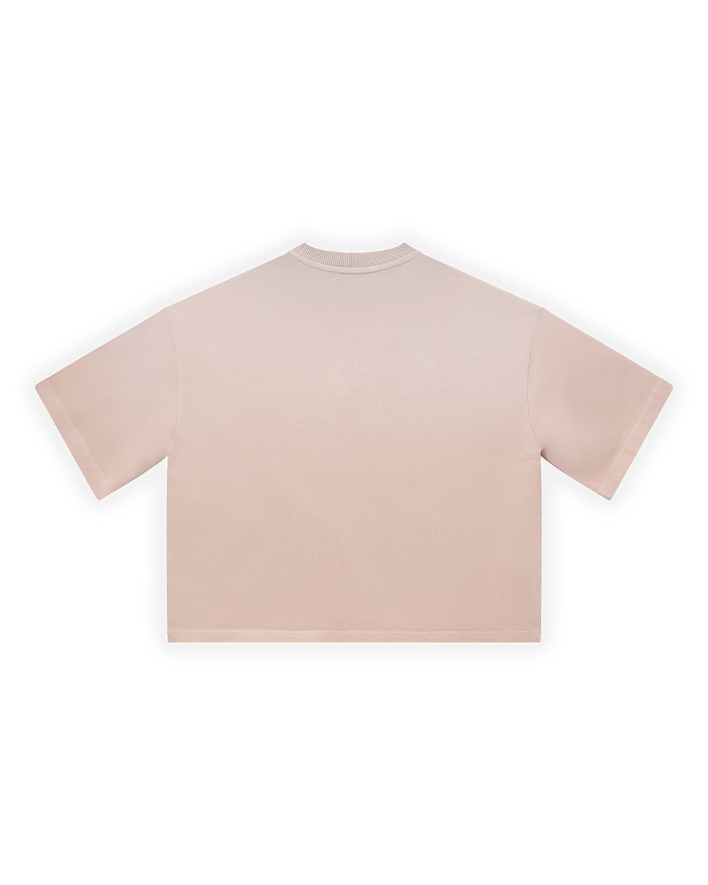 UNISEX BOXY FIT YIKAMALI SPREY EFEKTLİ BASKILI TİŞÖRT - PEMBE