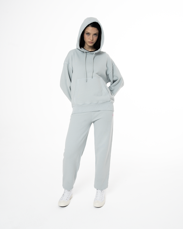 UNISEX CORE HOODIE - BLUE GRAY