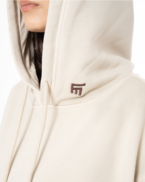 UNISEX CORE HOODIE - BEIGE