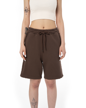UNISEX GARMENT DYE SIGNATURE SHORT - COCOA BROWN