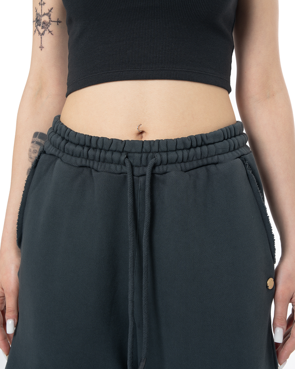 UNISEX GARMENT DYE SIGNATURE SHORT - BLACK