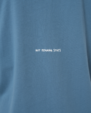UNISEX CORE TEE - BLUE GRAY