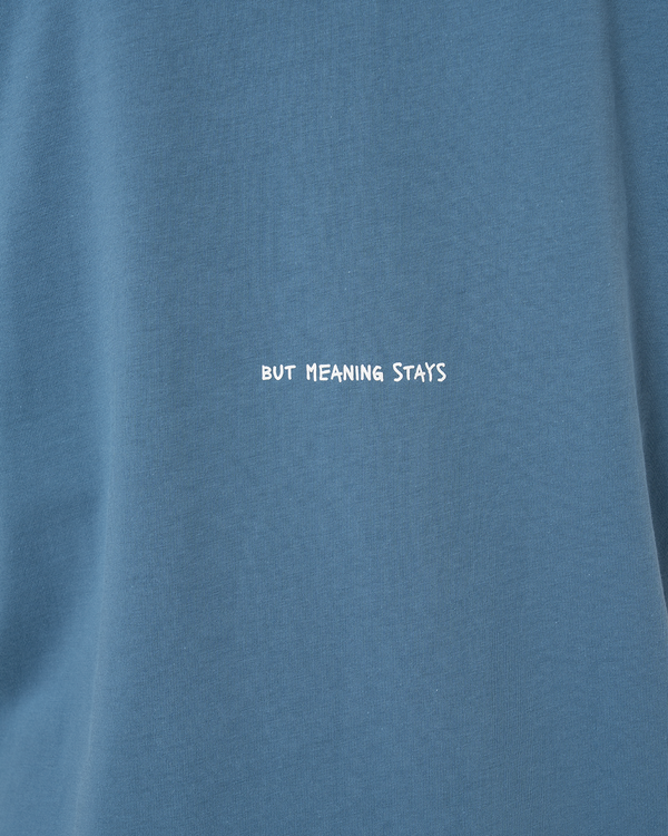 UNISEX CORE TEE - BLUE GRAY