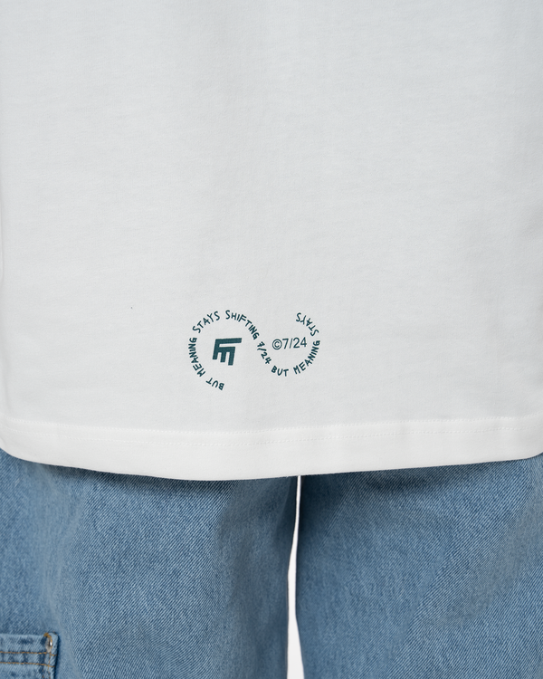 FM MEMBERS CREW COMFY FIT TEE - WHITE