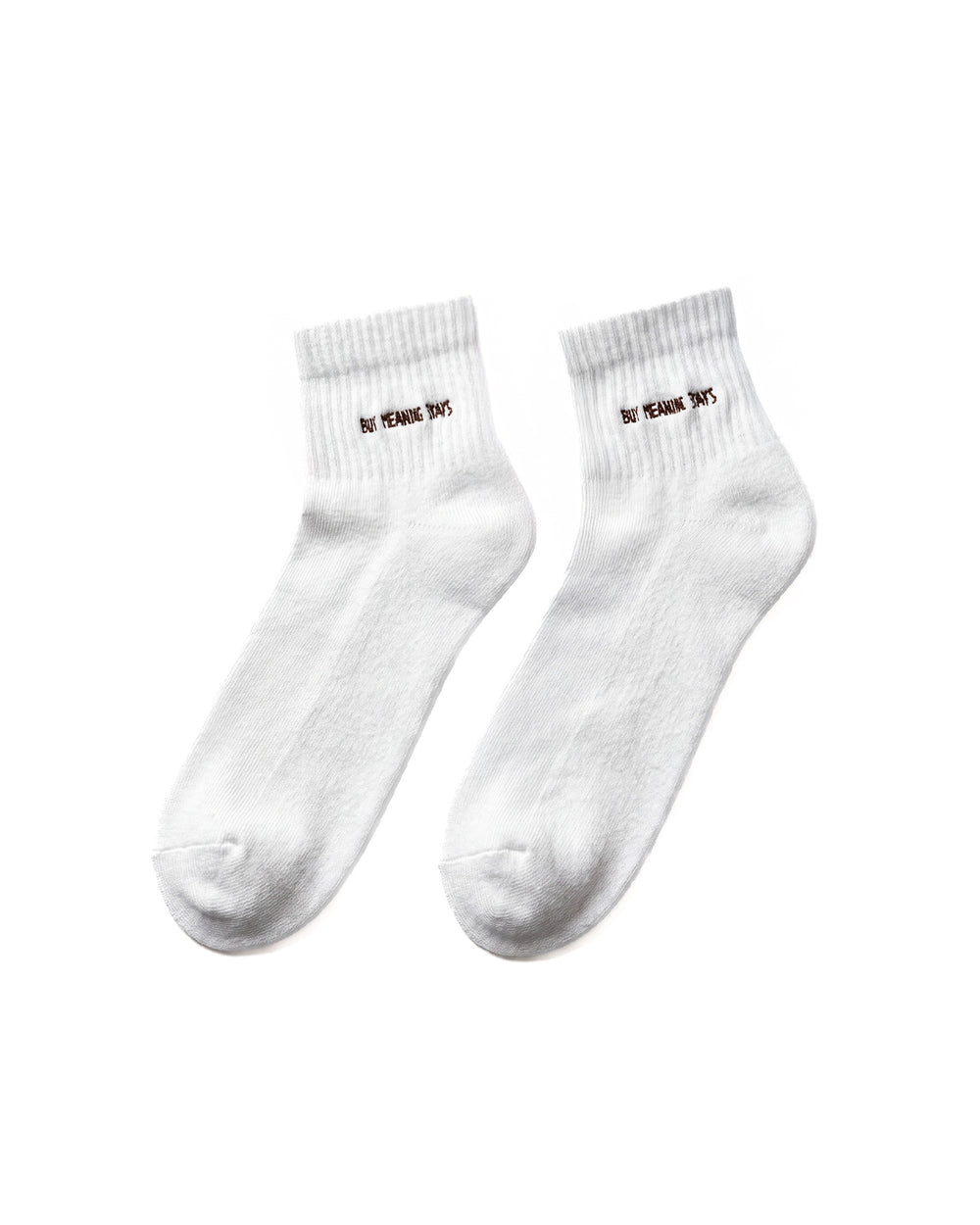 MOTTO ANKLE CREW TERRY SOLE SOCKS