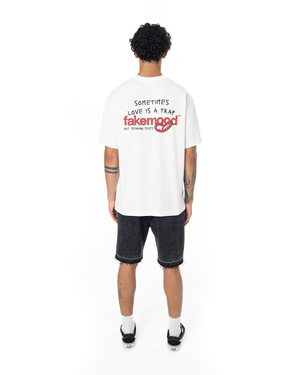 UNISEX LOVE IS A TRAP LIMITED EDITION TEE - WHITE