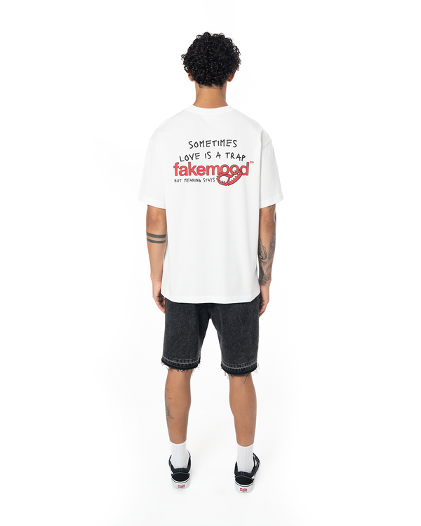 UNISEX LOVE IS A TRAP LIMITED EDITION TEE - WHITE
