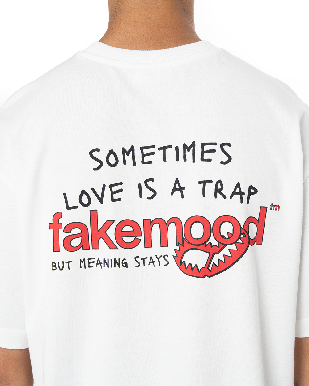 UNISEX LOVE IS A TRAP LIMITED EDITION TEE - WHITE