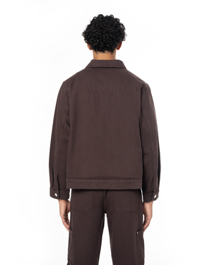 UNISEX DETROIT NON DENIM JACKET - BROWN