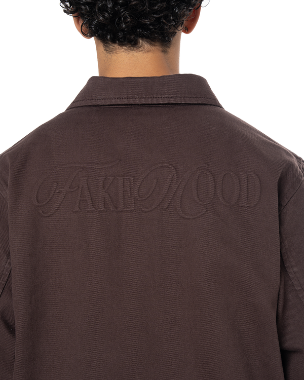 UNISEX DETROIT NON DENIM JACKET - BROWN