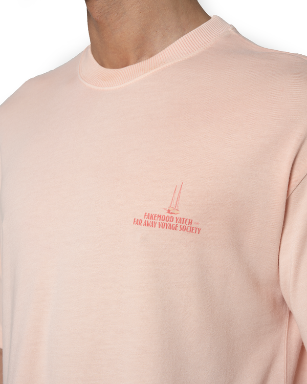 UNISEX GARMENT DYE LIMITED FM VOYAGE TEE - CANDY PINK