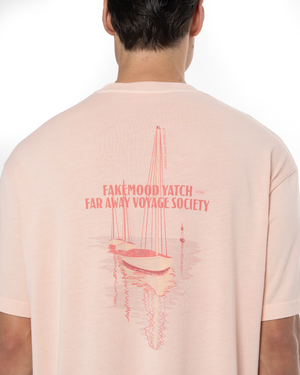 UNISEX GARMENT DYE LIMITED FM VOYAGE TEE - CANDY PINK