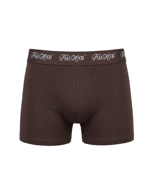 MEN’S 2-PACK BOXER - BLACK/BROWN
