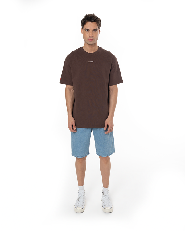UNISEX TWITTER - LOVE FROM FM SERIES #2 TEE - COCOA BROWN