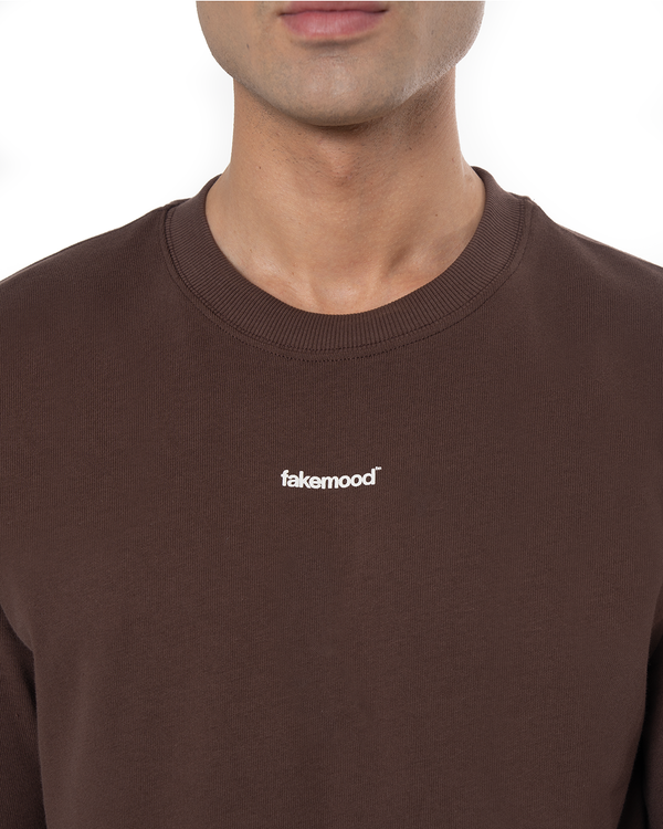 UNISEX TWITTER - LOVE FROM FM SERIES #2 TEE - COCOA BROWN