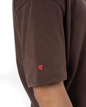 UNISEX TWITTER - LOVE FROM FM SERIES #2 TEE - COCOA BROWN