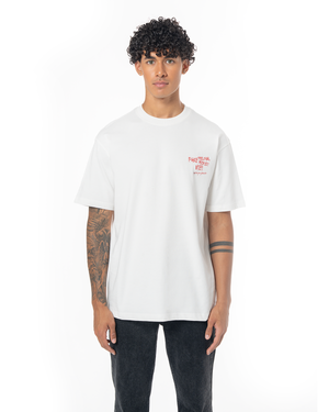 UNISEX FAKE LOVE - LOVE FROM FM SERIES #4 TEE - WHITE