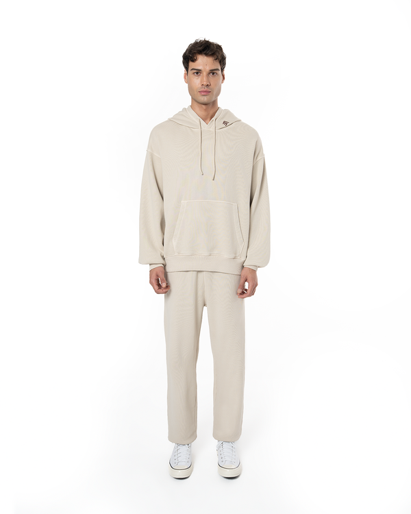 UNISEX CORE HOODIE - BEIGE
