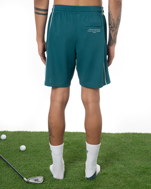 COLLARED JERSEY SHORT - GREEN