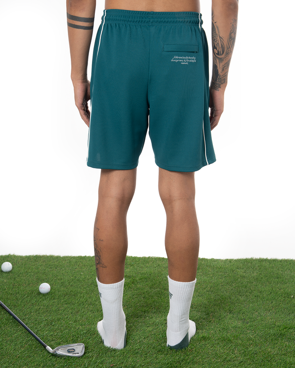 COLLARED JERSEY SHORT - GREEN
