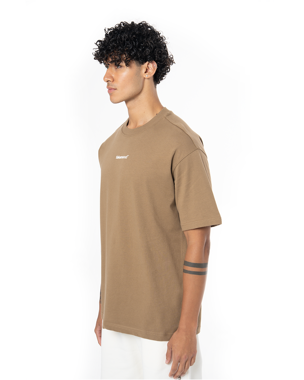 UNISEX CORE TEE - BROWN