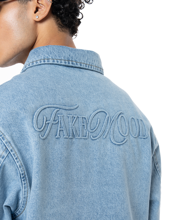 UNISEX DETROIT DENIM JACKET - BLUE