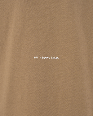 UNISEX CORE TEE - BROWN
