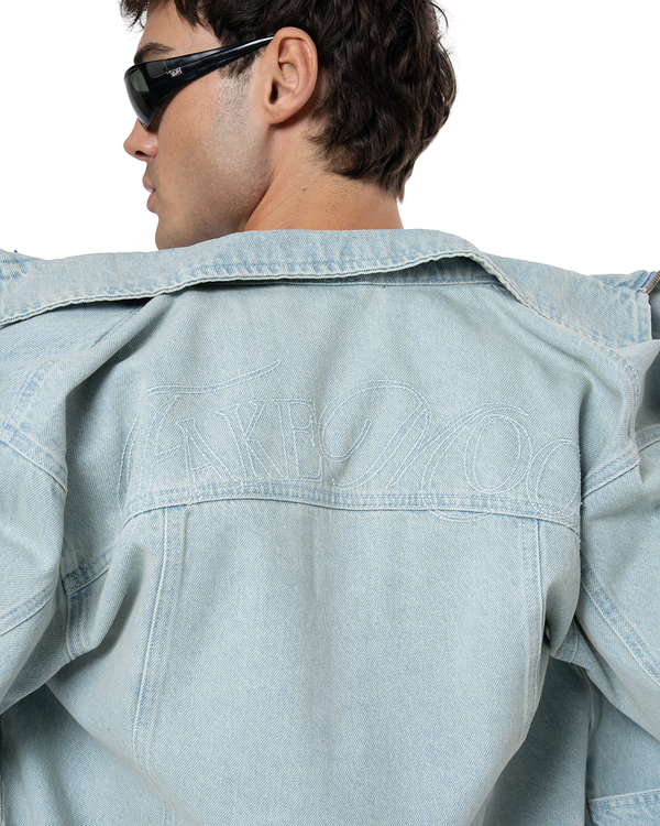 UNISEX SIGNATURE DENIM JACKET - LIGHT BLUE