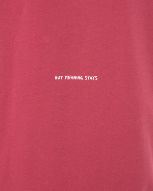UNISEX CORE TEE - BURGUNDRY