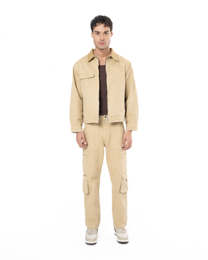 UNISEX DETROIT NON DENIM JACKET - CAMEL