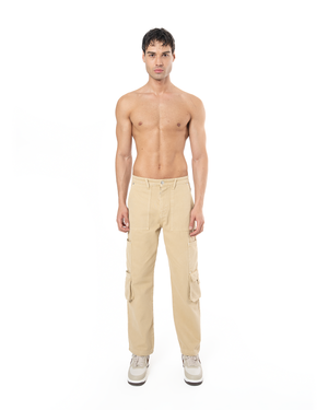 UNISEX DETROIT NON DENIM CARGO PANTS - CAMEL