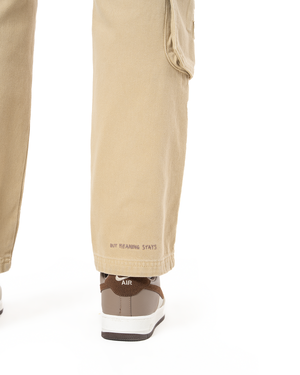 UNISEX DETROIT NON DENIM CARGO PANTS - CAMEL