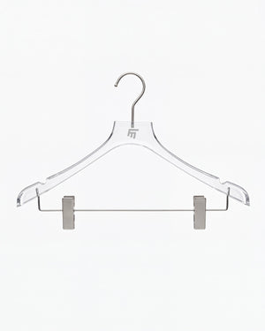 FM TRANSPARENT BOTTOM HANGER - PACK OF 3